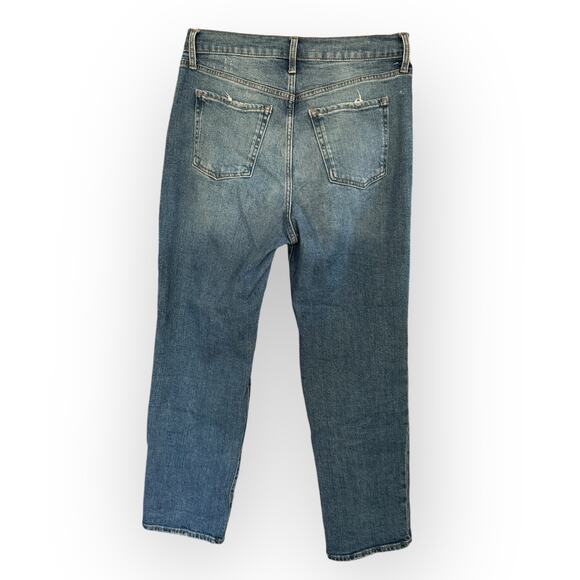 Old Navy The Sky-Hi Straight / Extra High Rise Secret Slim Boyfriend Sz 8 | [87] - Picture 3 of 7